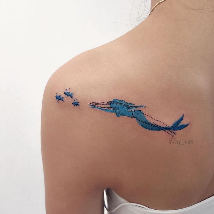 Este artista cria tatuagens que são uma combinação de “onde eu quero estar e onde realmente estou” (20 fotos) 8