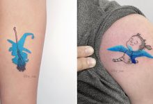 Este artista cria tatuagens que são uma combinação de “onde eu quero estar e onde realmente estou” (20 fotos) 8