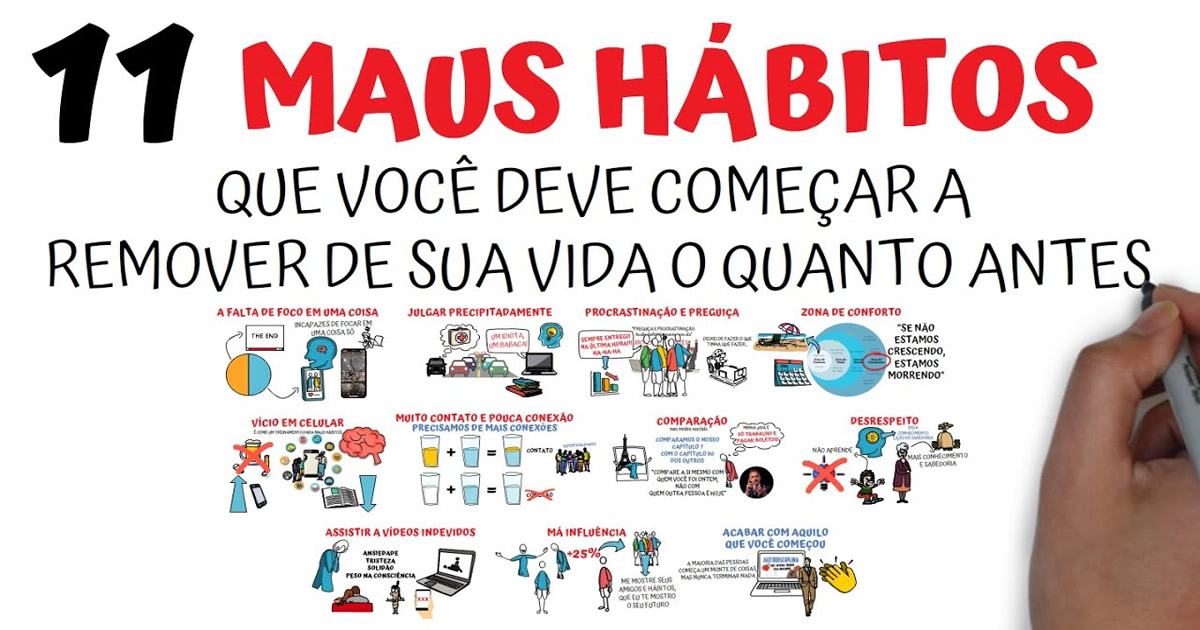 11 hábitos que estão acabando com a sua vida