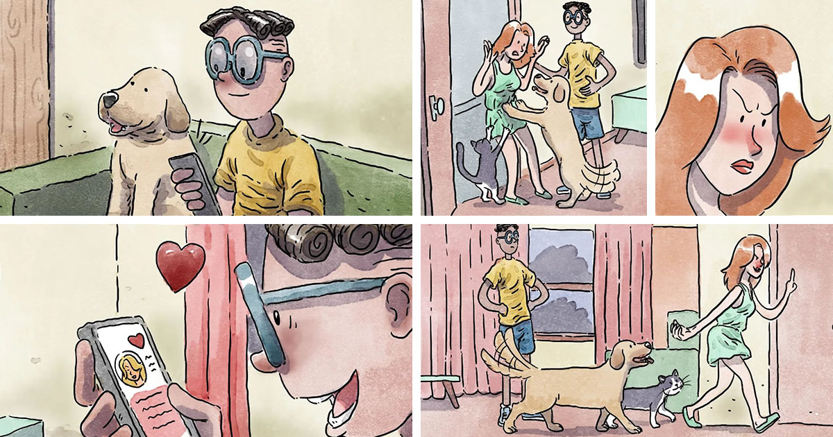 3 histórias sobre a vida com um gato e um cachorro