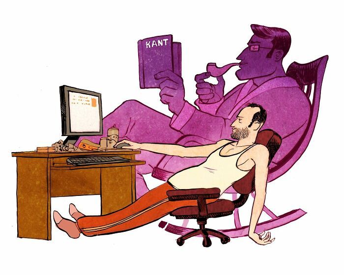 43 ilustrações instigantes de Koren Shadmi que retratam as realidades e questões da vida moderna 33