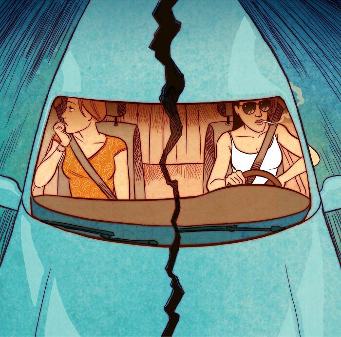 43 ilustrações instigantes de Koren Shadmi que retratam as realidades e questões da vida moderna 24