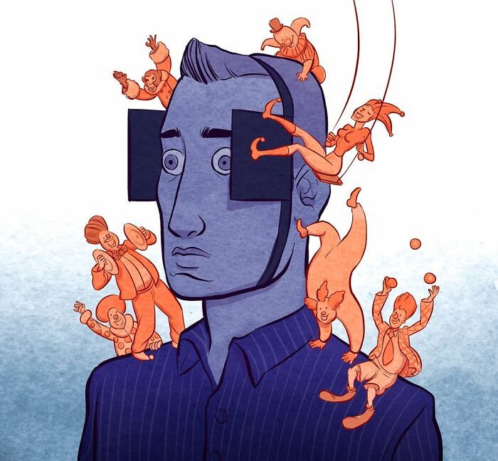 43 ilustrações instigantes de Koren Shadmi que retratam as realidades e questões da vida moderna 18