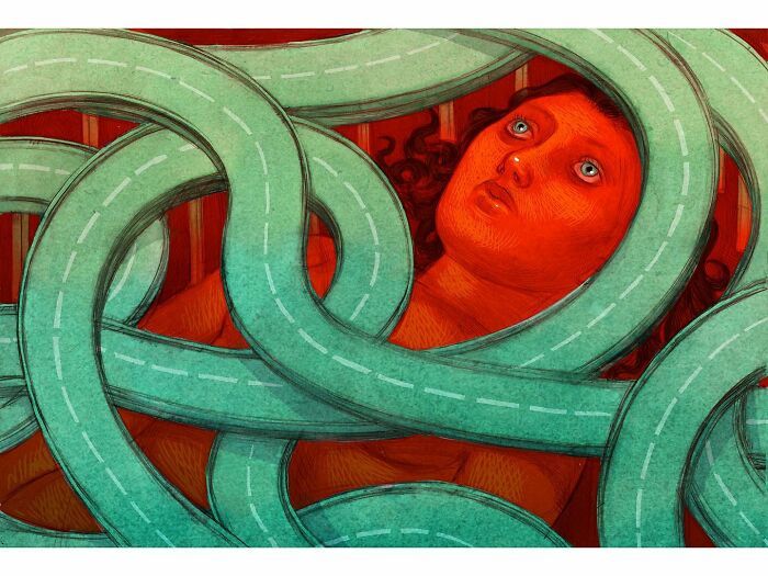 43 ilustrações instigantes de Koren Shadmi que retratam as realidades e questões da vida moderna 9