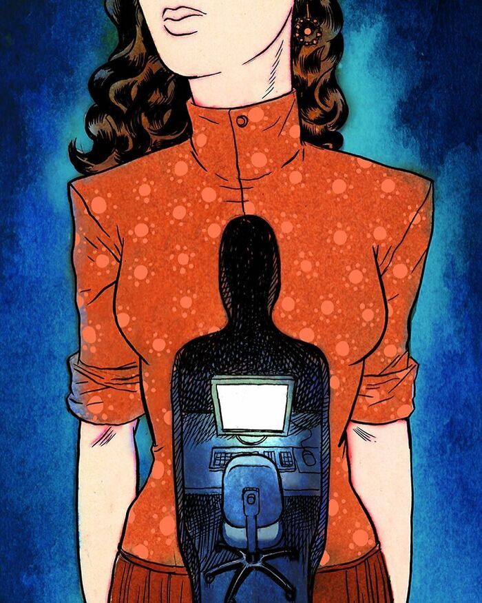 43 ilustrações instigantes de Koren Shadmi que retratam as realidades e questões da vida moderna 7