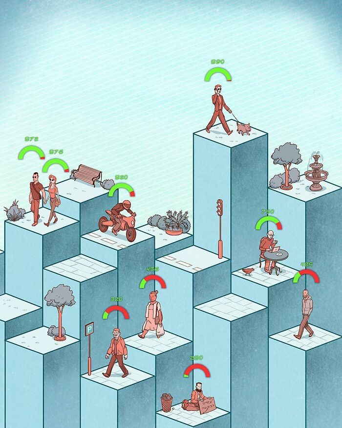 43 ilustrações instigantes de Koren Shadmi que retratam as realidades e questões da vida moderna 6