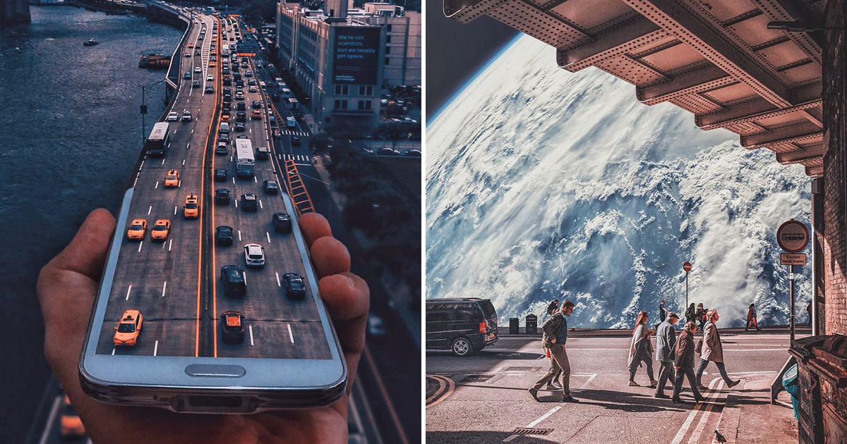 38 imagens surreais que criei combinando fotos no Photoshop
