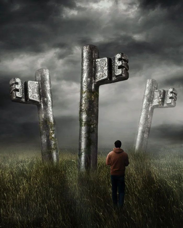 21 imagens surreais que criei combinando minhas fotos no Photoshop 10