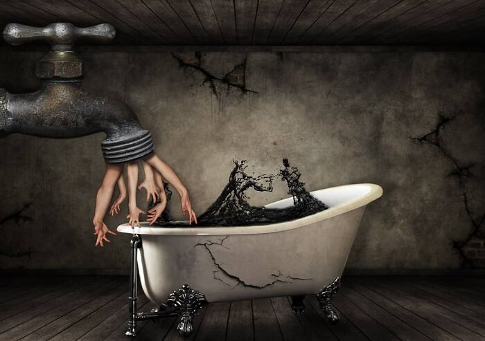 21 imagens surreais que criei combinando minhas fotos no Photoshop 17