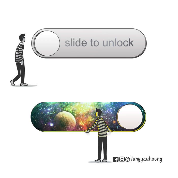 Sou ilustrador e designer gráfico e criei esses quadrinhos com finais inesperados (18 fotos) 11