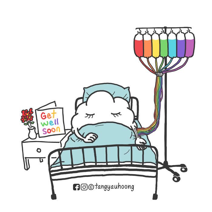 Sou ilustrador e designer gráfico e criei esses quadrinhos com finais inesperados (18 fotos) 12