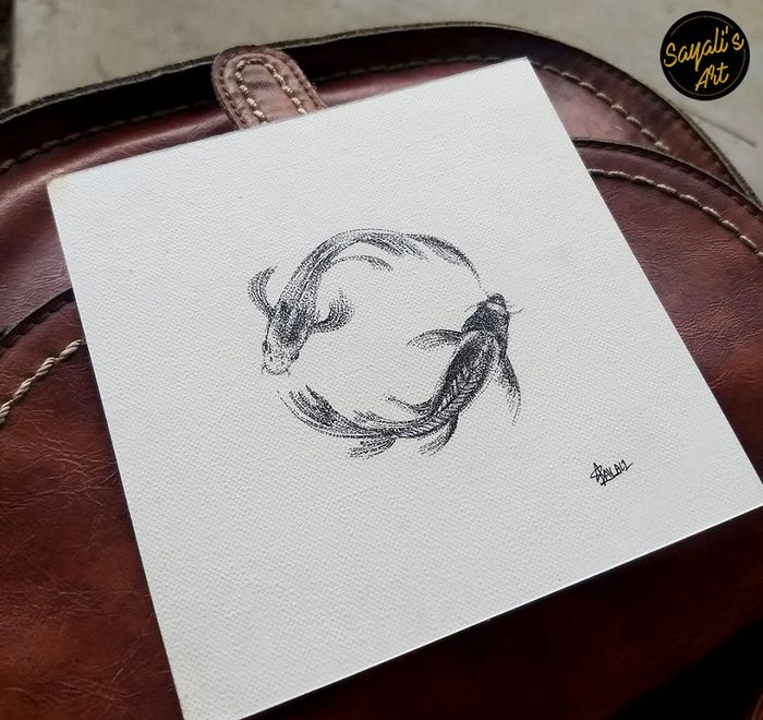 Transfiro minha imaginação para mini telas criando desenhos de pontos de tinta (29 fotos) 11