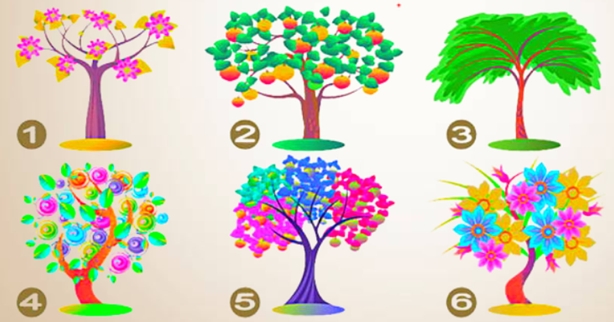 Uma dessas árvores revelará um segredo de sua personalidade 1
