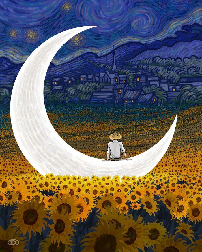 Vida do Vincent Van Gogh em seu próprio estilo de arte (10 fotos) 2