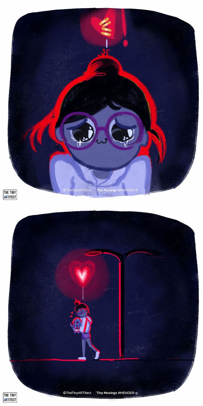 Artista ilustra pequenas coisas que acontecem na vida dela (6 quadrinhos) 4