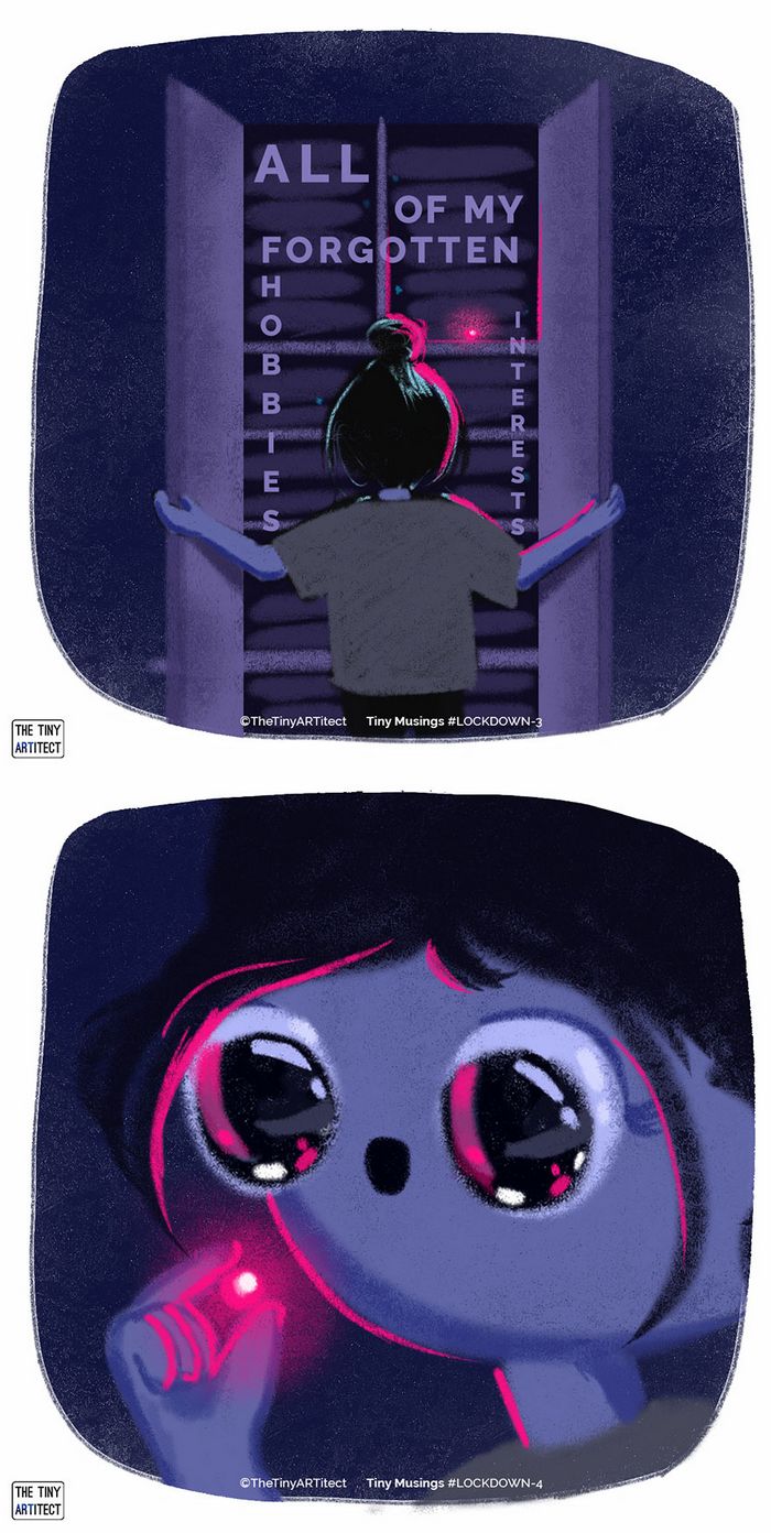 Artista ilustra pequenas coisas que acontecem na vida dela (6 quadrinhos) 6