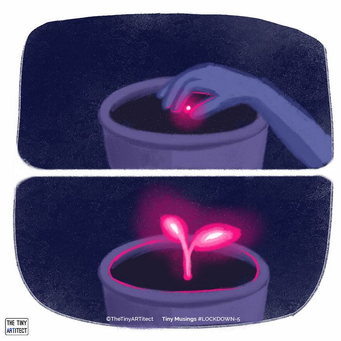 Artista ilustra pequenas coisas que acontecem na vida dela (6 quadrinhos) 7