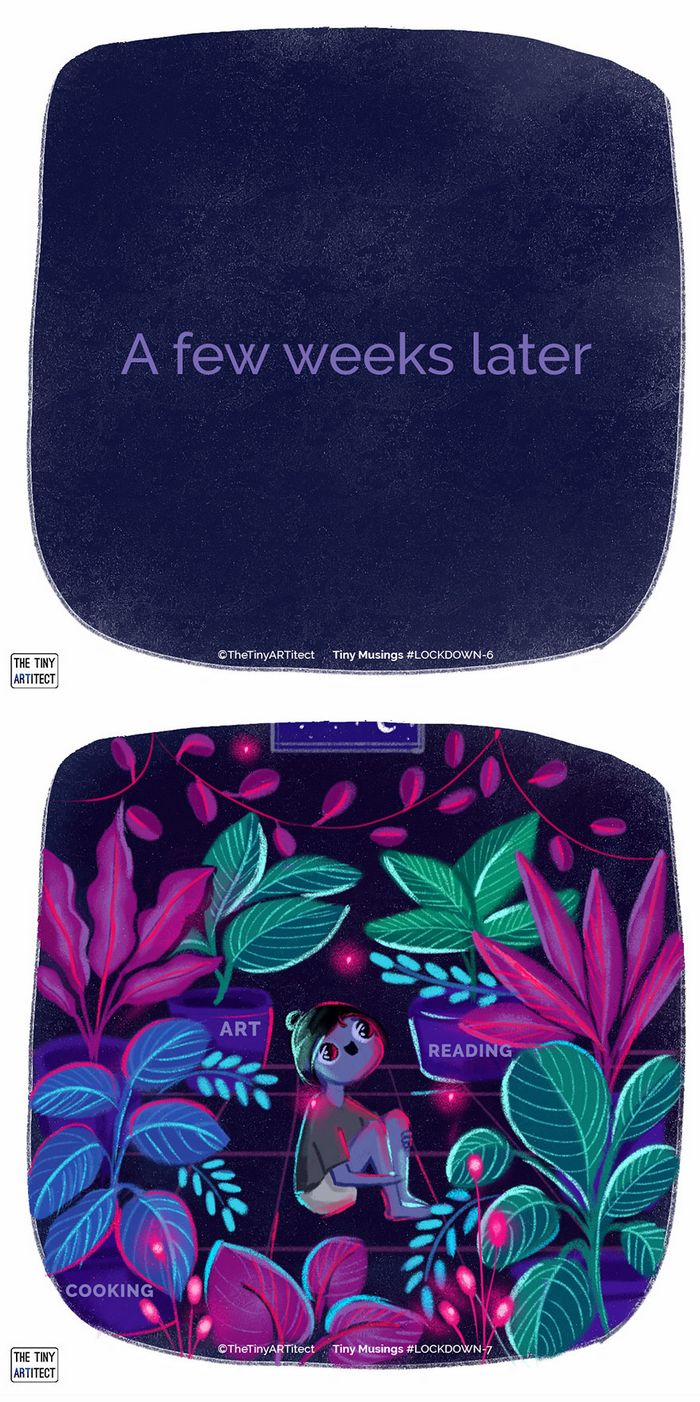 Artista ilustra pequenas coisas que acontecem na vida dela (6 quadrinhos) 8