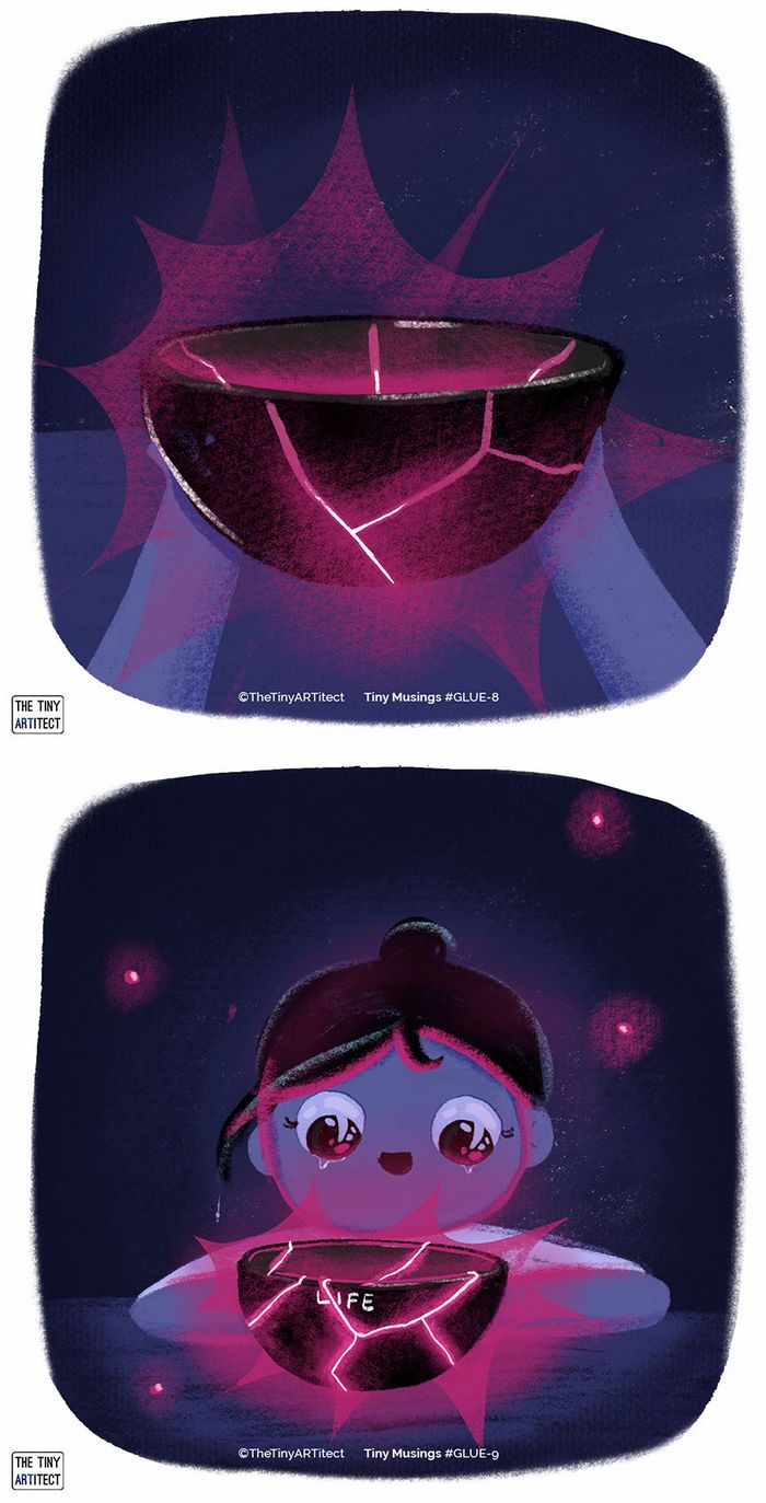 Artista ilustra pequenas coisas que acontecem na vida dela (6 quadrinhos) 20