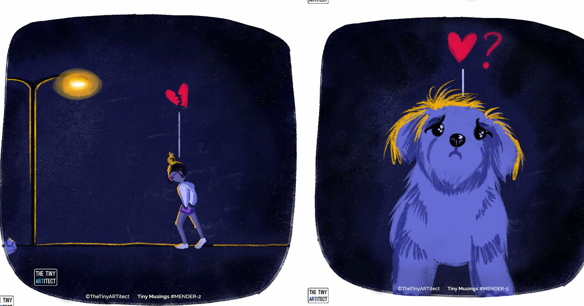 Artista ilustra pequenas coisas que acontecem na vida dela (6 quadrinhos)