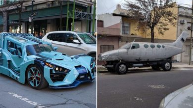 42 carros mais estranhos e engraçados que as pessoas encontraram nas ruas 4