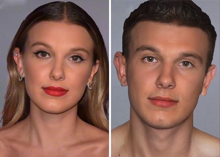 35 celebridades trocado de gênero por este TikToker 7