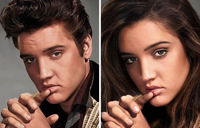 35 celebridades trocado de gênero por este TikToker 10