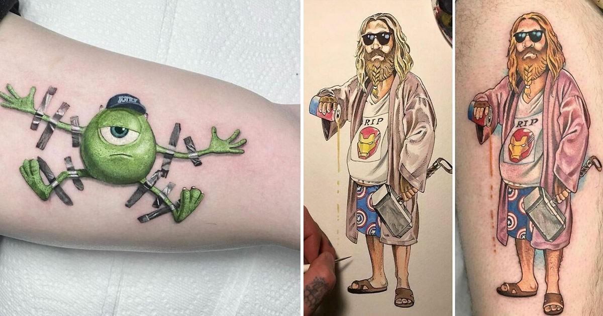 38 pessoas que decidiram se pintar com tatuagens malucas