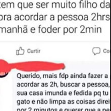 A revolta da garota que acordou às duas horas da manhã e foi mal comida