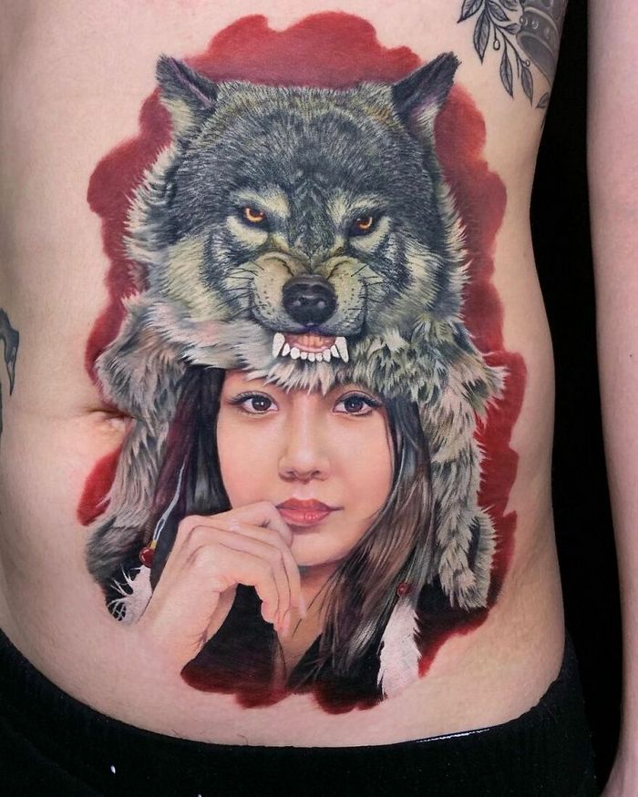 Artista faz tatuagens que parecem ter sido impressas na pele (42 fotos) 2