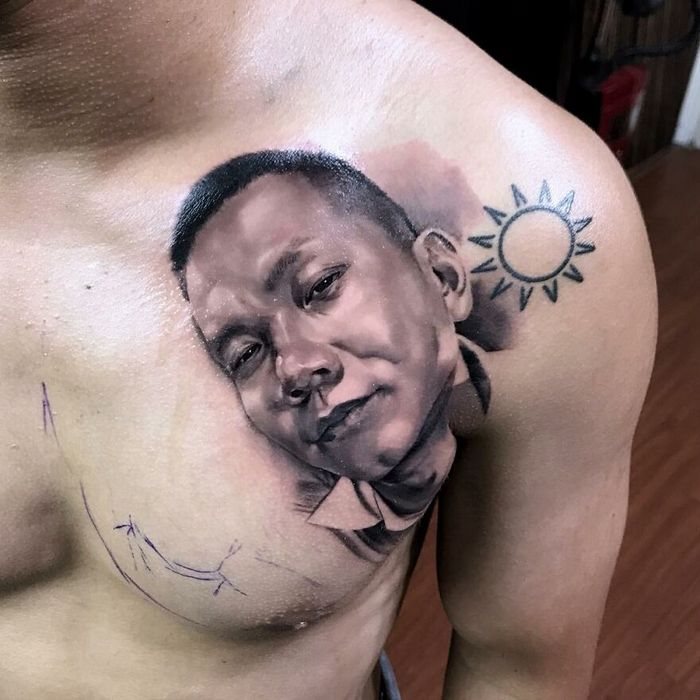 Artista faz tatuagens que parecem ter sido impressas na pele (42 fotos) 17