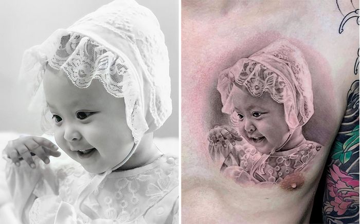 Artista faz tatuagens que parecem ter sido impressas na pele (42 fotos) 31
