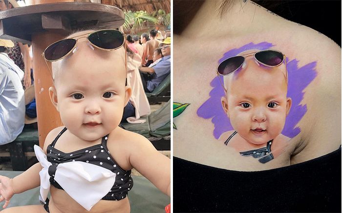 Artista faz tatuagens que parecem ter sido impressas na pele (42 fotos) 32