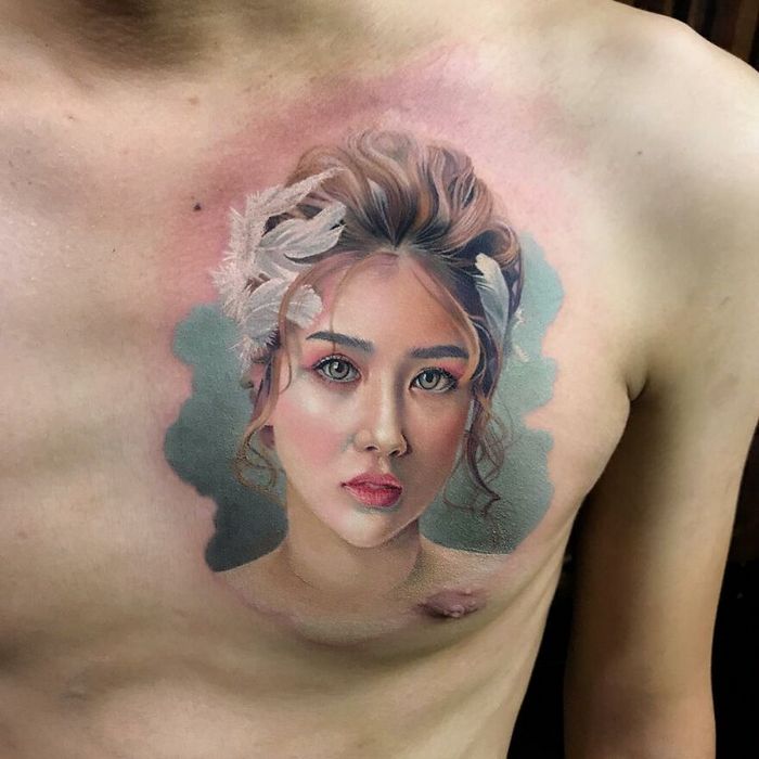 Artista faz tatuagens que parecem ter sido impressas na pele (42 fotos) 37