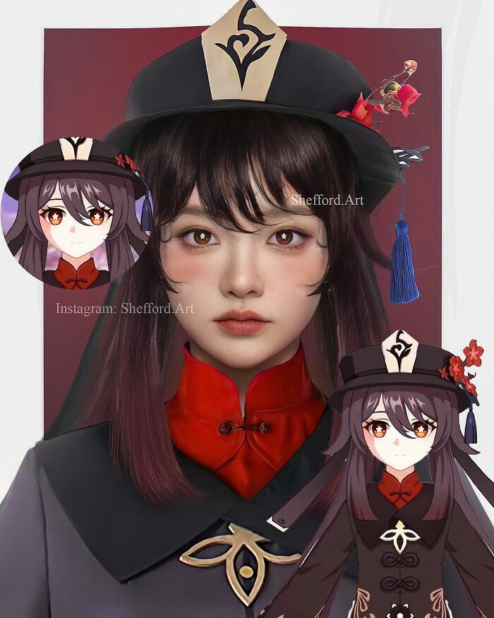 Artista recria 34 personagens de anime e videogame com ajuda da inteligência artificial 8