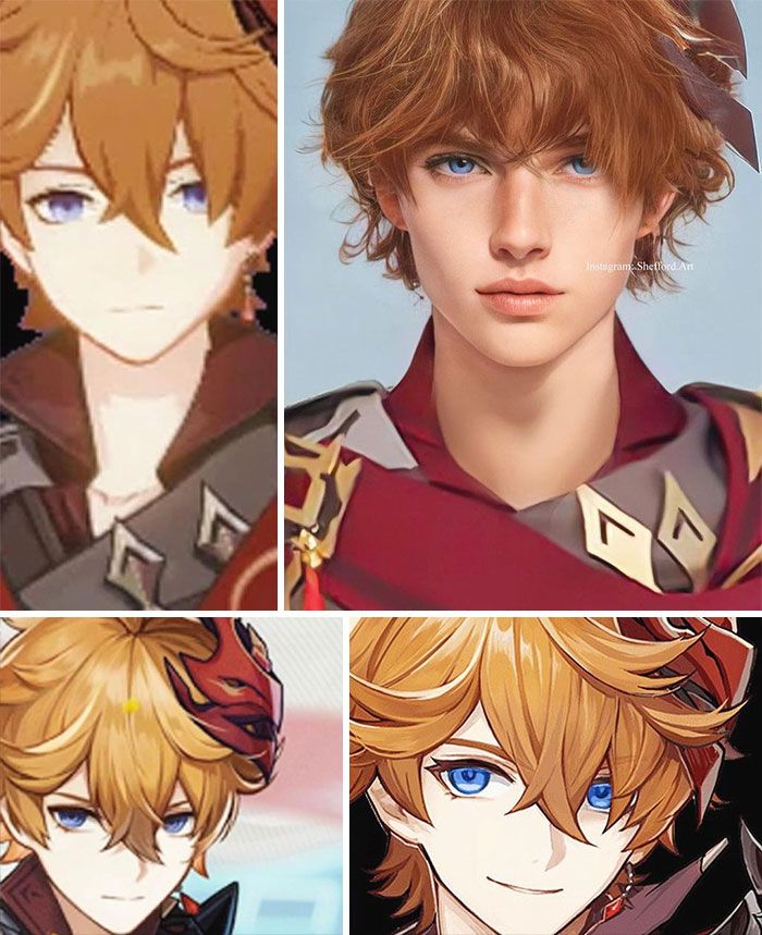 Artista recria 34 personagens de anime e videogame com ajuda da inteligência artificial 19