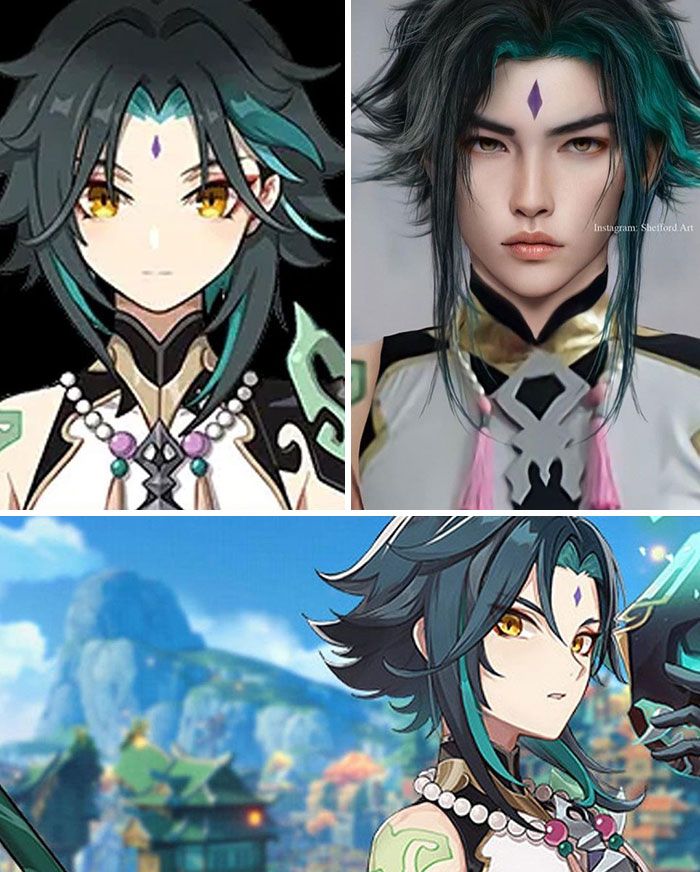 Artista recria 34 personagens de anime e videogame com ajuda da inteligência artificial 26