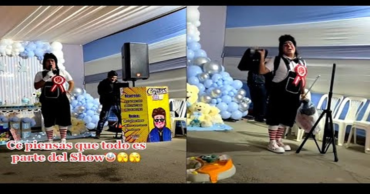 E esse palhaço que cometeu um pequeno equívoco