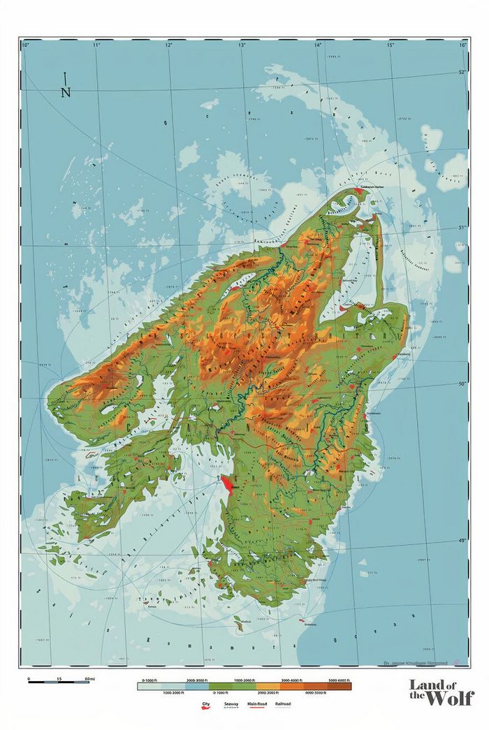 29 mapas em homenagem à natureza e aos animais 8