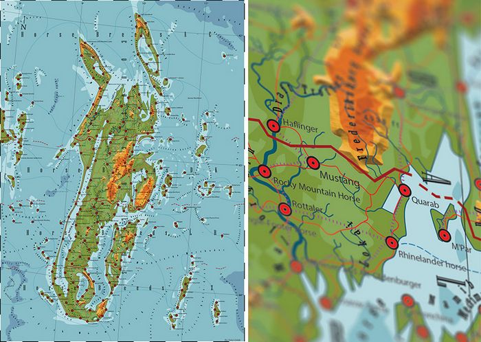 29 mapas em homenagem à natureza e aos animais 14