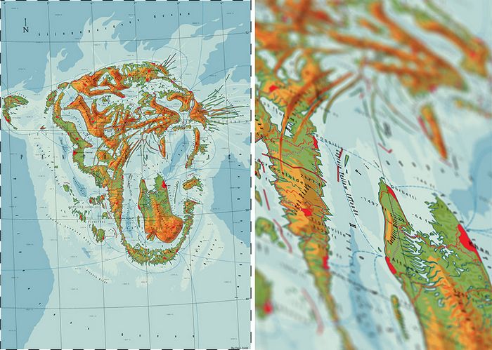 29 mapas em homenagem à natureza e aos animais 18