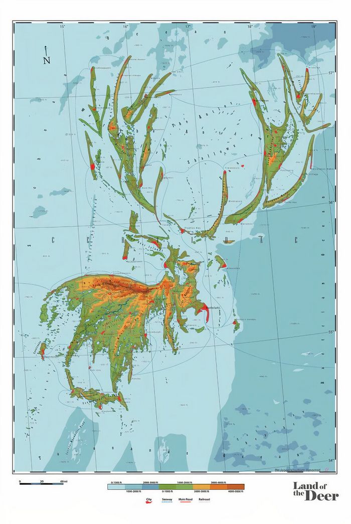29 mapas em homenagem à natureza e aos animais 25 29 mapas em homenagem à natureza e aos animais 25