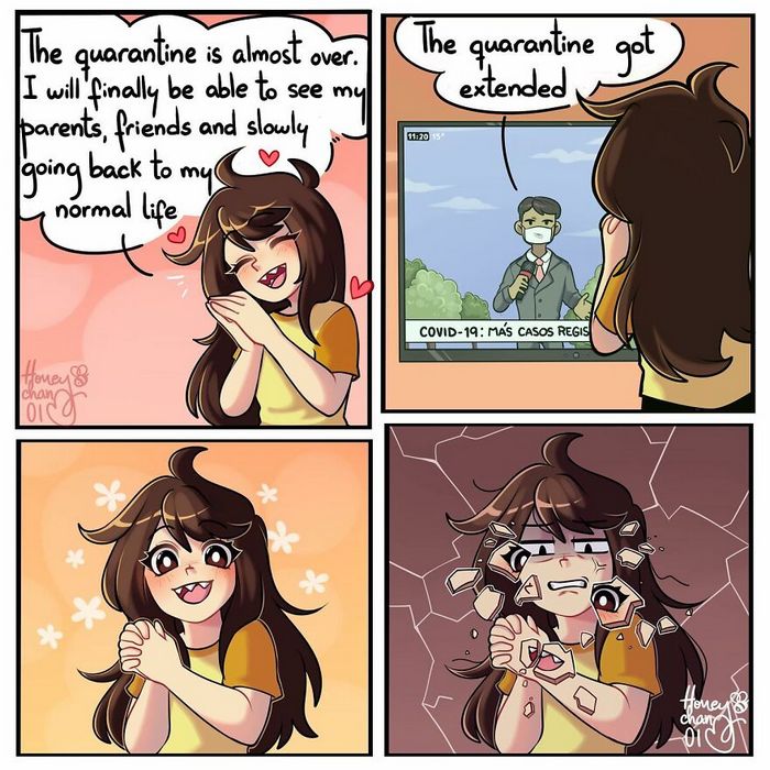 18 quadrinhos surrealistas sobre lutas diárias da vida moderna 18