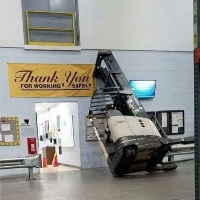 Segurança em primeiro lugar: 34 exemplos mais idiotas de segurança no trabalho 10