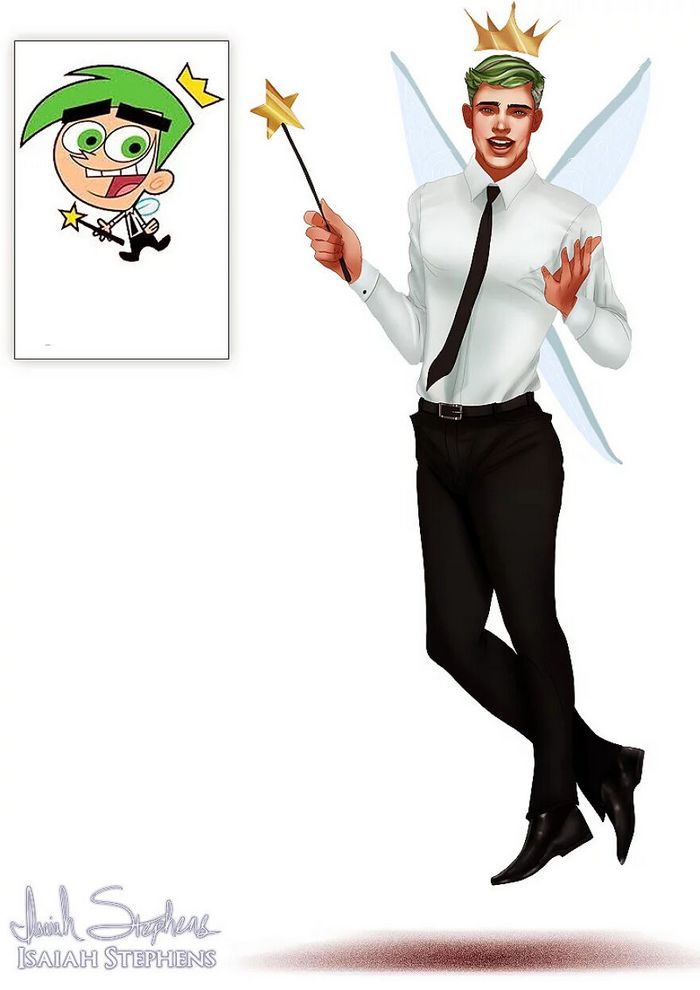 Artista reimagina personagens de desenhos animados populares como adultos modernos (38 fotos) 6