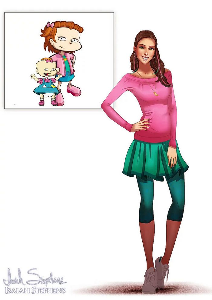 Artista reimagina personagens de desenhos animados populares como adultos modernos (38 fotos) 26