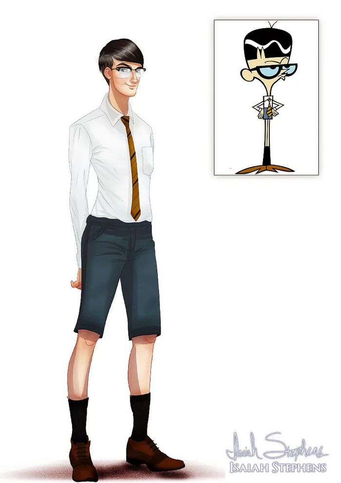 Artista reimagina personagens de desenhos animados populares como adultos modernos (38 fotos) 36