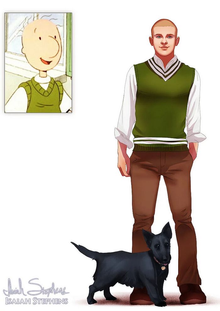 Artista reimagina personagens de desenhos animados populares como adultos modernos (38 fotos) 37