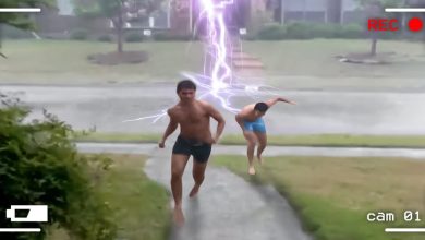 As pessoas mais sortudas já gravadas pelas câmeras 9