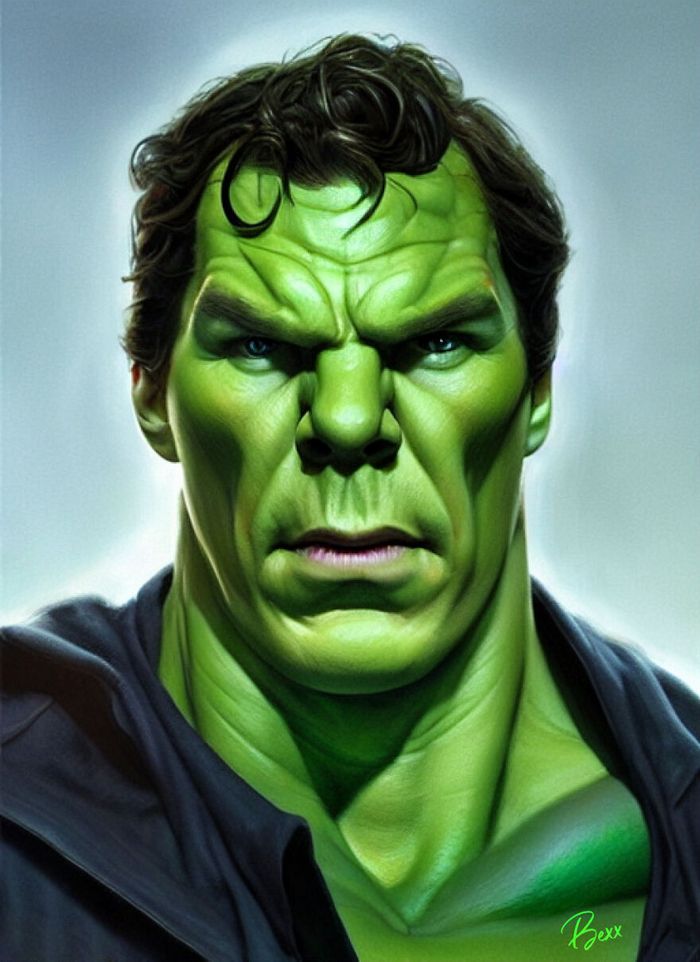 38 celebridades transformada em suas versão Hulk 1